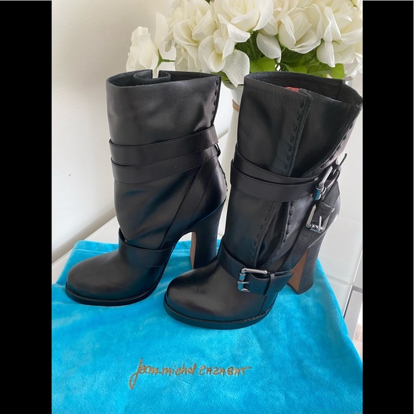Jean-Michel Cazabat Leather Booties - Picture 3 of 13
